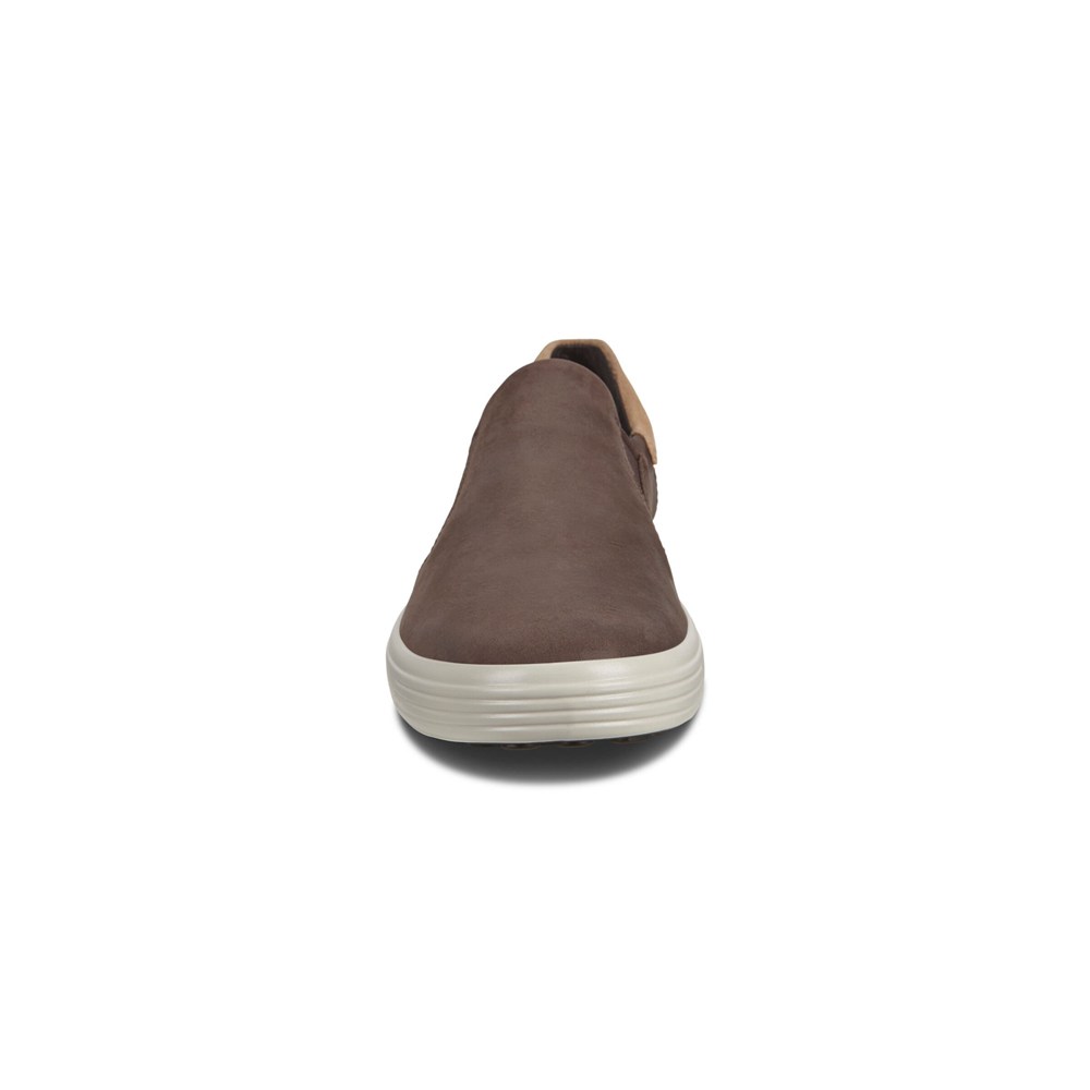 Slip On Hombre - ECCO Soft 7 Sneakerss - Marrom - JNH073965